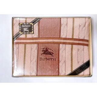 バーバリー(BURBERRY)の#39 BURBERRY タオルケット 綿100％(布団)