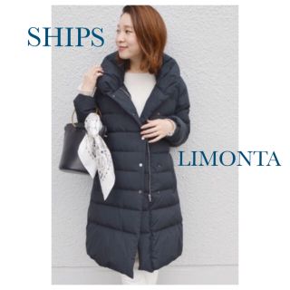 シップス(SHIPS)の【最終値下げ】SHIPS シップス　LIMONTA  ダウンコート　ブラック(ダウンコート)