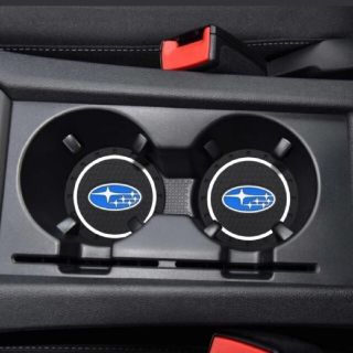 スバル(スバル)のSUBARU ドリンクホルダーコースター2枚(車内アクセサリ)