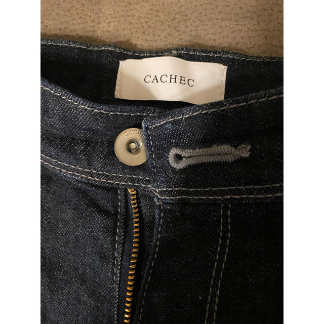 Noble(ノーブル)のcachec クロップドテーパードデニム 02サイズ レディースのパンツ(デニム/ジーンズ)の商品写真