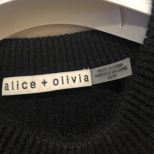 Alice+Olivia(アリスアンドオリビア)のアリスオリビア　ニットワンピース　チュニック レディースのワンピース(ミニワンピース)の商品写真