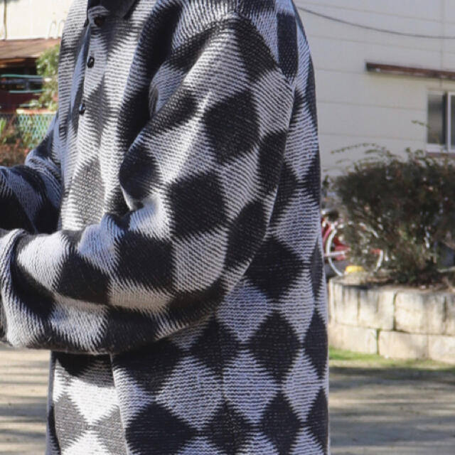 がた1031様NeedlesMEN PoloSweater Checkered 年末のプロモーション