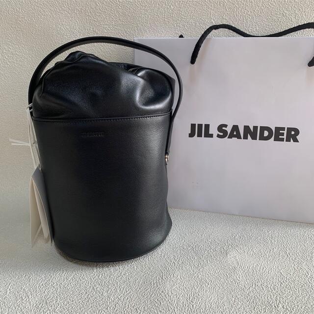 Jil Sander(ジルサンダー)のJil Sander★SOFT DRAWKET 巾着バッグ スモール　黒 レディースのバッグ(ショルダーバッグ)の商品写真