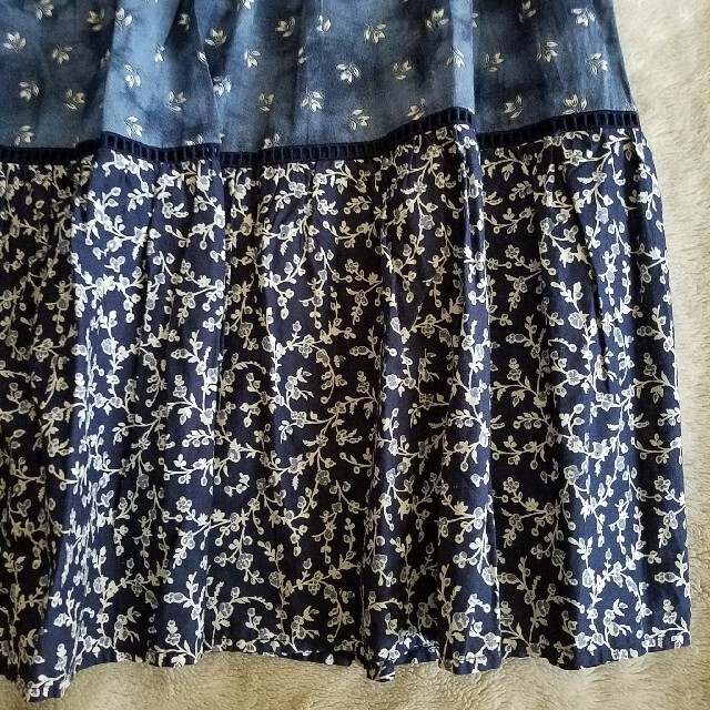 GAP(ギャップ)の[GAP] botanical print teard skirt レディースのスカート(ロングスカート)の商品写真