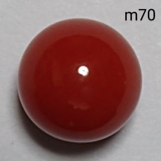 いいね感謝 m70 赤珊瑚 煌珊瑚 片穴 球 8.4mm 4.00ct 0.8g(リング(指輪))