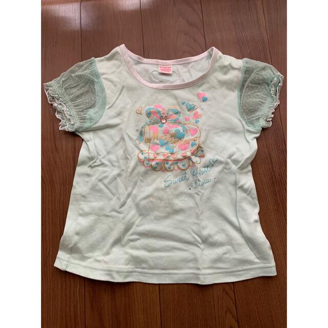 mezzo piano(メゾピアノ)の子供服130センチ キッズ/ベビー/マタニティのキッズ服女の子用(90cm~)(Tシャツ/カットソー)の商品写真