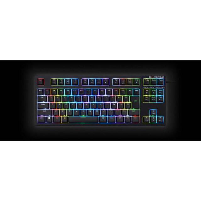 ブラック系テンキー有無新品未開封 東プレ リアルフォース RGB TKL R2TLA-JP4G-BK