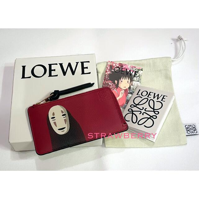 有名なブランド Loewe 財布 ケース カードホルダー カオナシ 千と千尋 