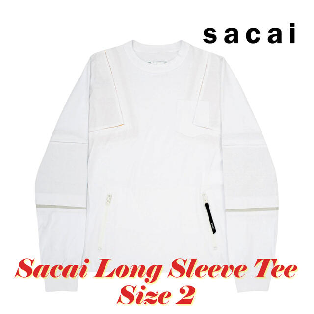 sacai サカイ 長袖Tシャツトップス