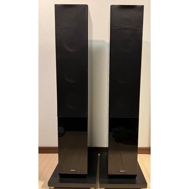 ONKYO(オンキヨー)のONKYO 3ウェイ・スピーカー　D-509E(B) 2台セット スマホ/家電/カメラのオーディオ機器(スピーカー)の商品写真