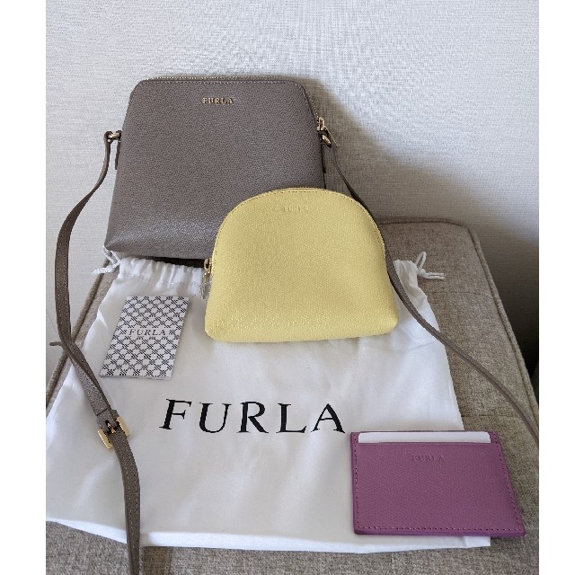 最低価格の FURLA ショルダーバッグ 財布 トートバッグ 3点セット