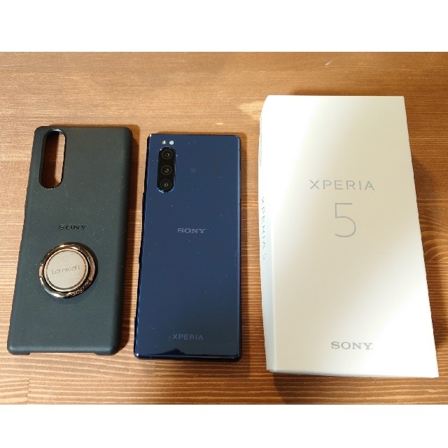 Xperia 5 J9260 国内版simフリー 純正カバー付き