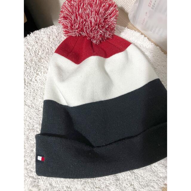 TOMMY HILFIGER(トミーヒルフィガー)の【新品！未使用】トミーヒルフィガー　ゴルフ　ニットキャップ レディースの帽子(ニット帽/ビーニー)の商品写真