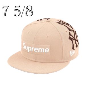 シュプリーム(Supreme)のSupreme NY yankees new era tan 7 5/8(キャップ)