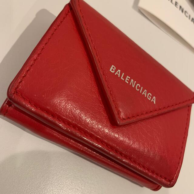 Balenciaga(バレンシアガ)の3/12,13限定価格お急ぎ下さい⭐️バレンシアガ ミニウォレット 赤 レディースのファッション小物(財布)の商品写真