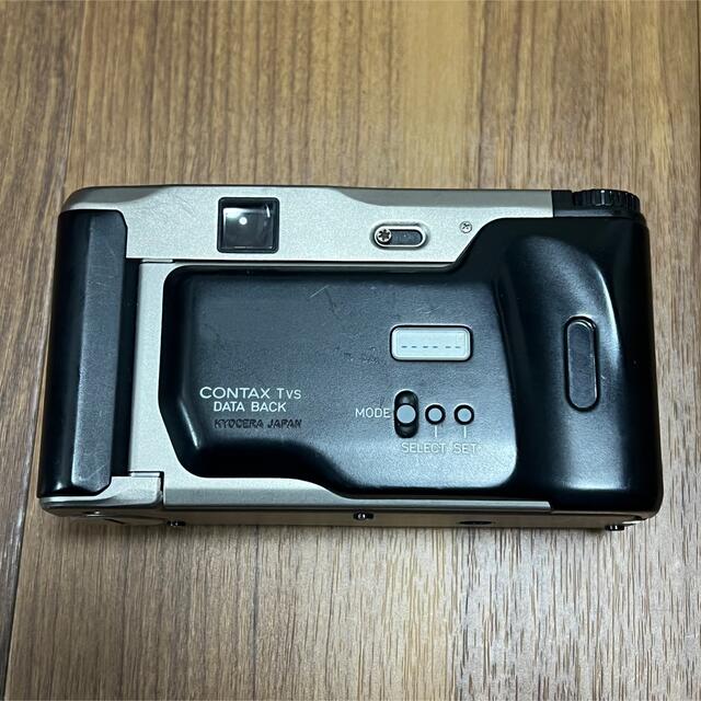 京セラ(キョウセラ)のcontax tvs フィルムカメラ データバック付き 未チェック ジャンク スマホ/家電/カメラのカメラ(フィルムカメラ)の商品写真