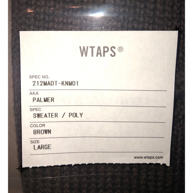 W)taps(ダブルタップス)のLサイズ 21AW WTAPS PALMER / SWEATER / POLY メンズのトップス(カーディガン)の商品写真