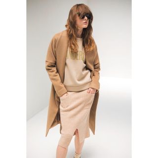 マウジー(moussy)のMOUSSY大人気完売商品 RIB PENCIL SKIRT BEG(ひざ丈スカート)