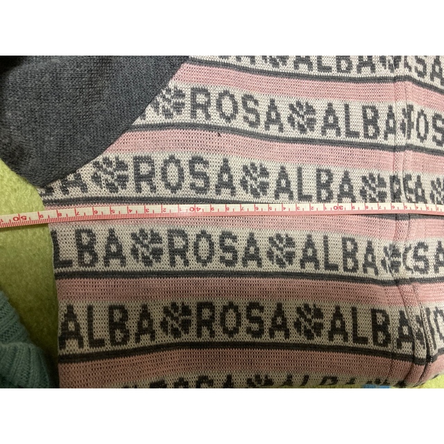 ALBA ROSA(アルバローザ)のアルバローザ　ジップアップニットガーデ　激レア　美品 レディースのトップス(ニット/セーター)の商品写真