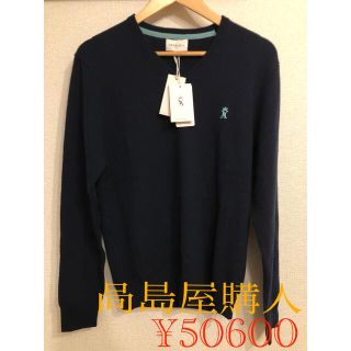 タカシマヤ(髙島屋)の新品　高島屋購入　VICOMTE A カシミヤ100% 5万6千円　ネイビー(ニット/セーター)