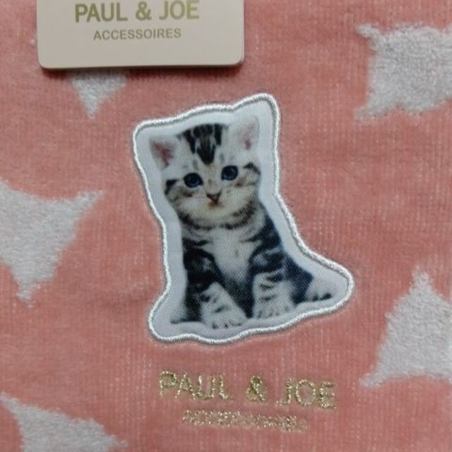 PAUL & JOE(ポールアンドジョー)の４枚セット 新品 ポール＆ジョー 猫 ハンドタオル レディースのファッション小物(ハンカチ)の商品写真