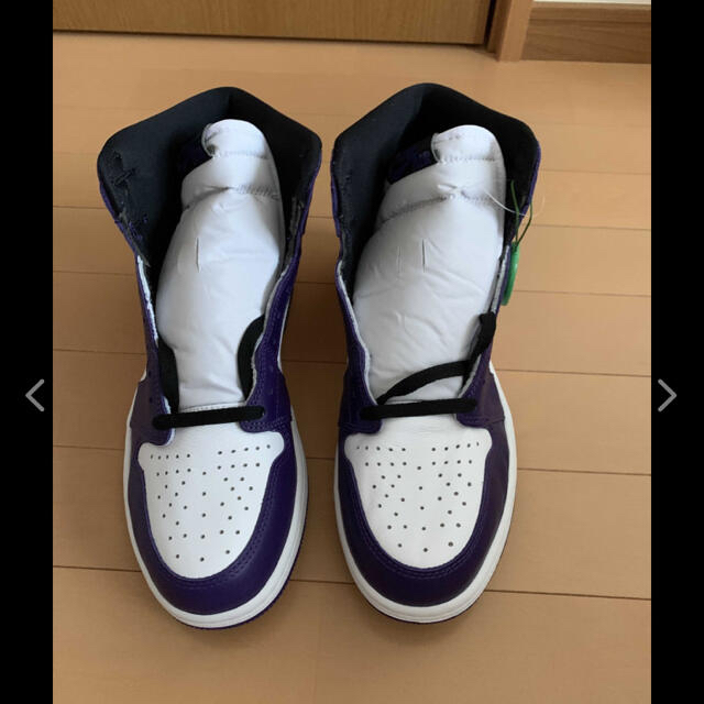 NIKE(ナイキ)のAIR JORDAN 1 RETRO HIGH OG COURT PURPLE メンズの靴/シューズ(スニーカー)の商品写真