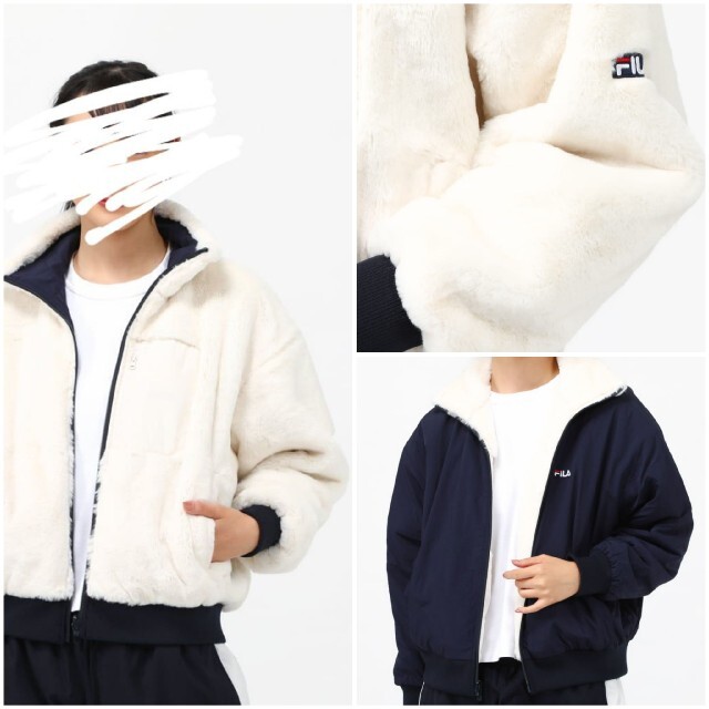 FILA リバーシブルボアジャケット | フリマアプリ ラクマ