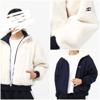 FILA - FILA リバーシブルボアジャケットの通販 by chi's SHOP|フィラ