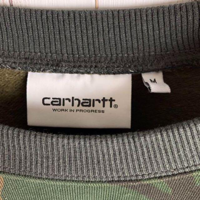 carhartt カーハート　トレーナー　スウェット　袖ロゴ刺繍　グレー　レア