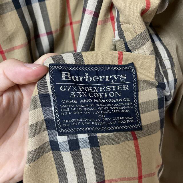 BURBERRY(バーバリー)のBurberry バーバリー ステンカラーコート　一枚袖　モカブラウン　極美品 メンズのジャケット/アウター(ステンカラーコート)の商品写真