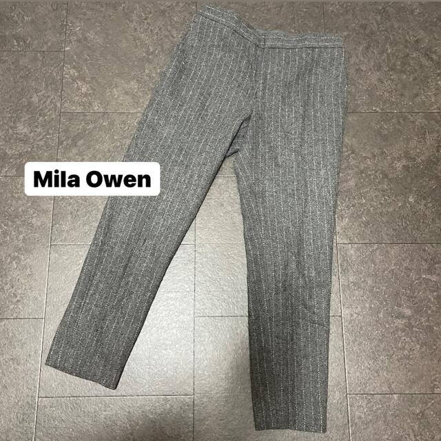 Mila Owen(ミラオーウェン)の【ako様専用】Mila Owen ストライプ柄パンツ レディースのパンツ(カジュアルパンツ)の商品写真