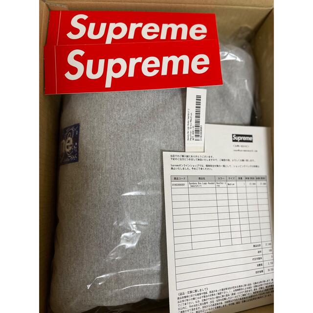 supreme Bandana Box Logo Hooded Sweat M