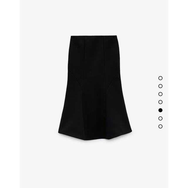 ZARA(ザラ)の新品　ZARA Aラインミディスカート レディースのスカート(ひざ丈スカート)の商品写真