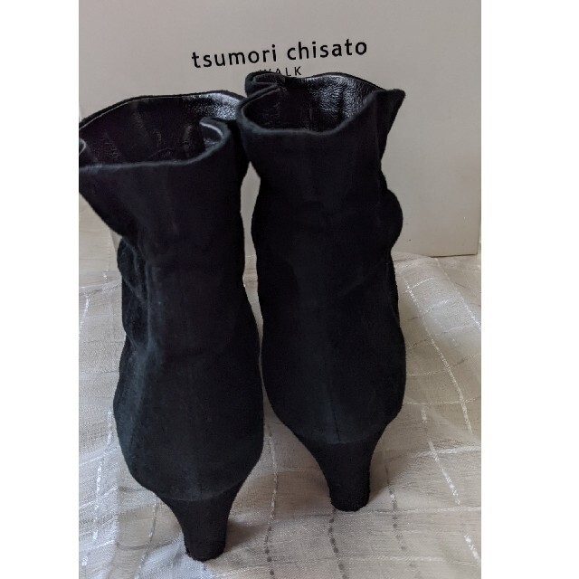 ＊ TSUMORI CHISATO ツモリチサト ブーツ スエード 黒 ＊ 5