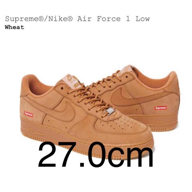 Supreme × Nike Air Force 1 Low Wheat 27