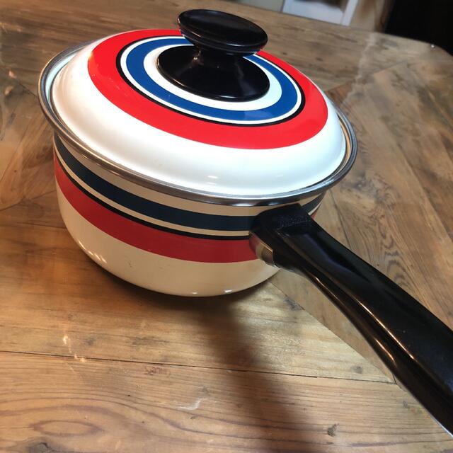 Noritake - 希少 ノリタケ 片手鍋 ホーロー鍋 サークルラインの通販 by