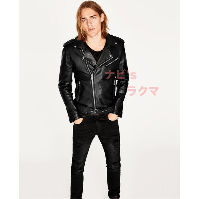 リアルレザー ライダースジャケット 本革 ZARA 新品未使用 リアルレザー ライダースジャケット 本革 ZARA 新品未使用