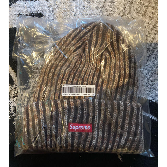 Supreme(シュプリーム)のsupreme rainbow knit loose gauge beanie メンズの帽子(ニット帽/ビーニー)の商品写真