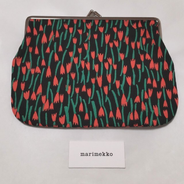 marimekko(マリメッコ)のマリメッコ　がま口　ポーチ　巾着　セット　Tahtiniitty レディースのファッション小物(ポーチ)の商品写真