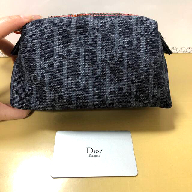 ????Christian Dior????フライトライントロッターデニムポーチ