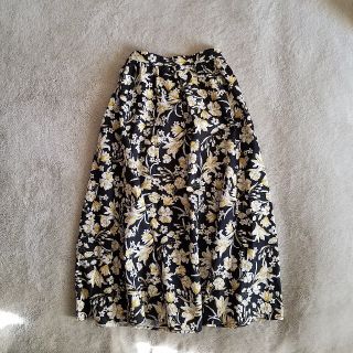 [GU] botanical print long skirt(ロングスカート)