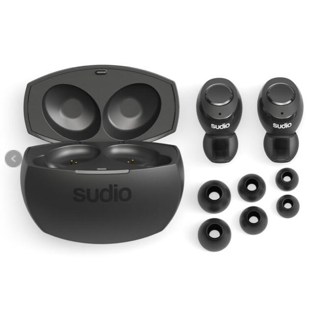 【MODERNITY】Sudio TOLV R 完全ワイヤレスイヤホン☆黒 新品 スマホ/家電/カメラのオーディオ機器(ヘッドフォン/イヤフォン)の商品写真