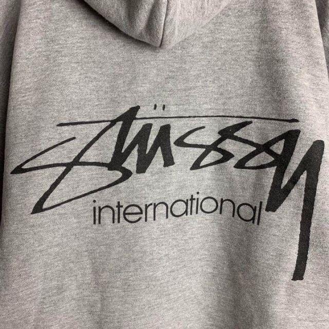 STUSSY - 【最高デザイン】ステューシー☆バックプリント パーカー 即