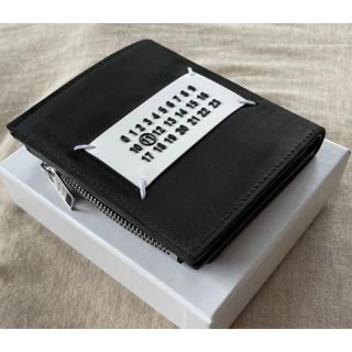 マルタンマルジェラ(Maison Martin Margiela)の21SS新品 メゾンマルジェラ 折り財布 メンズ 財布 レザー ブラック 折財布(折り財布)