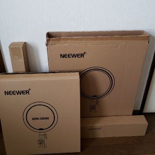 Neewer LEDリングライト 55W 5500K　NANA様専用(ストロボ/照明)