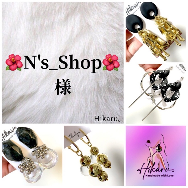 大ぶりピアス♥︎シルバー　ポストピアス　ハンドメイドピアス