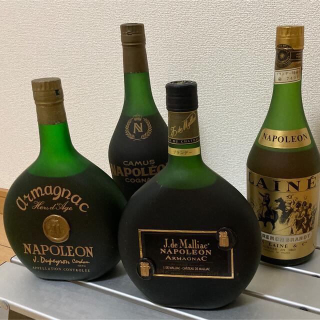 古酒 ナポレオン ブランデー4本セットの通販 by キャン's shop|ラクマ