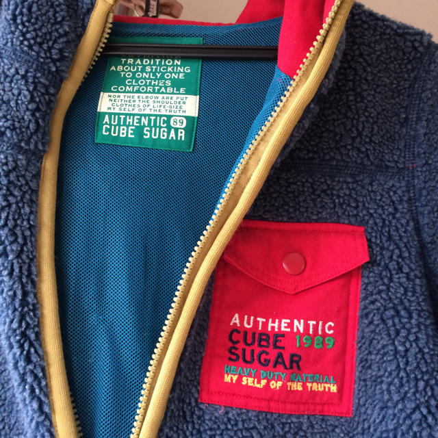 CUBE SUGAR(キューブシュガー)のキューブシュガーフリースジャケット レディースのジャケット/アウター(ブルゾン)の商品写真