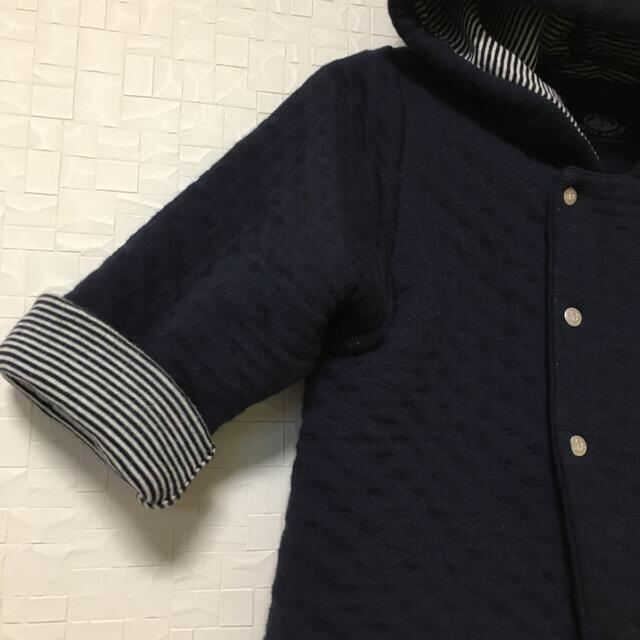 PETIT BATEAU(プチバトー)のPETIT BATEAU プチバトー  小人帽子　アウター  コート キッズ/ベビー/マタニティのベビー服(~85cm)(ジャケット/コート)の商品写真