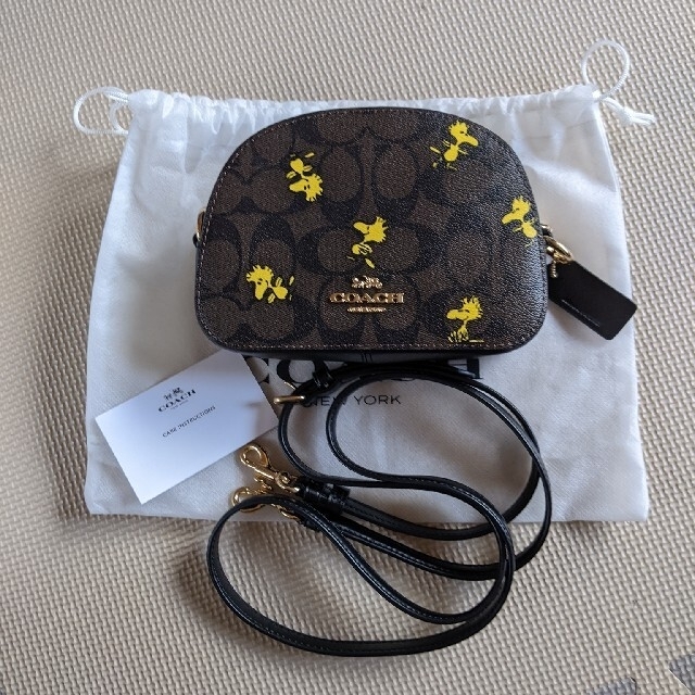レア完売品!未使用!COACH PEANUTS ミニショルダーバッグ♪ www
